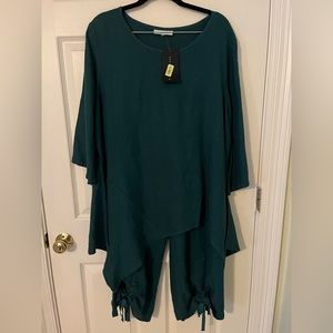 Bryn Walker Linen Pants Set XL